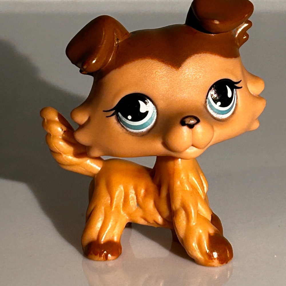 LPS Brown Blue Eyed Collie